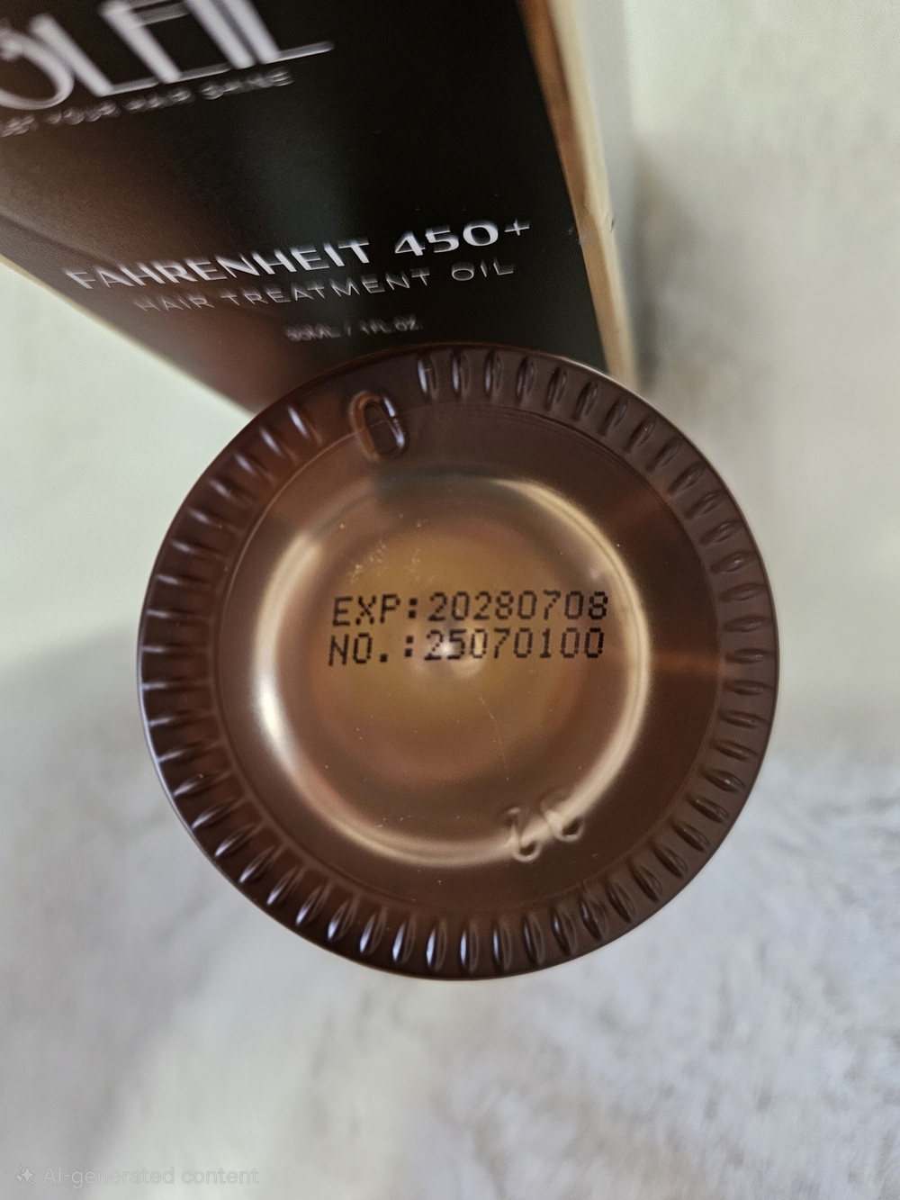 Soleil Fahrenheit 450+ Hair Treatment Oil - Black - Picture 5 of 5